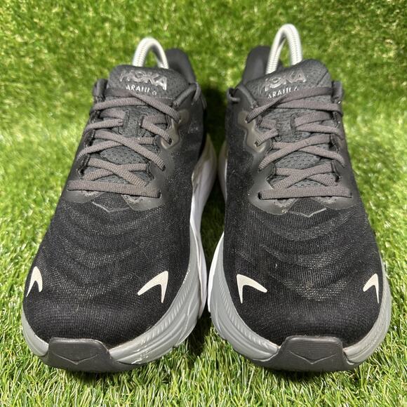 Hoka One One Women Arahi 6 1123195 BWHT Black Running Shoes Sneakers Size 10B - Picture 4 of 8